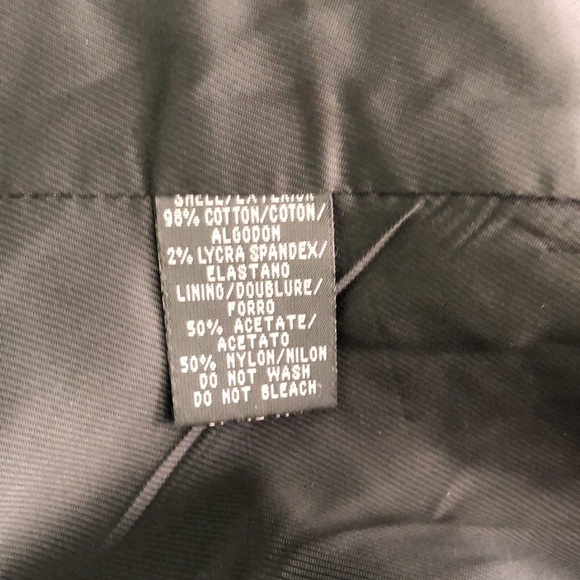 Kenneth Cole New York classic 2 button up black jacket with 2 front pockets - Picture 9 of 10